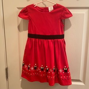 Disney/Minnie mouse/Christmas/Holiday size 4